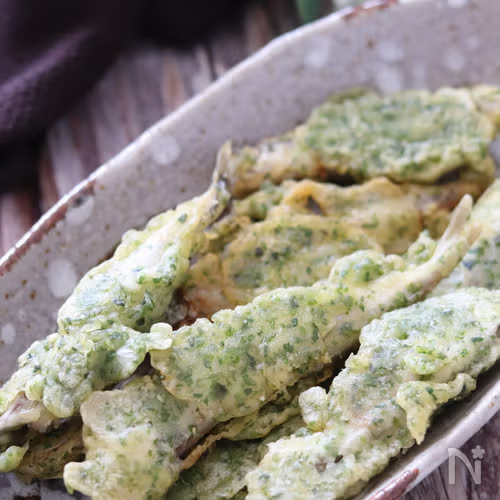 シシャモあおさフライ(250g) Breaded Capelin with Aosa Seaweed(250g)