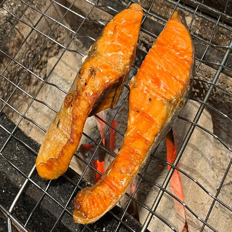 昔ながらの塩紅鮭切身(4切) Traditional Salted Sockeye Salmon (4pc)