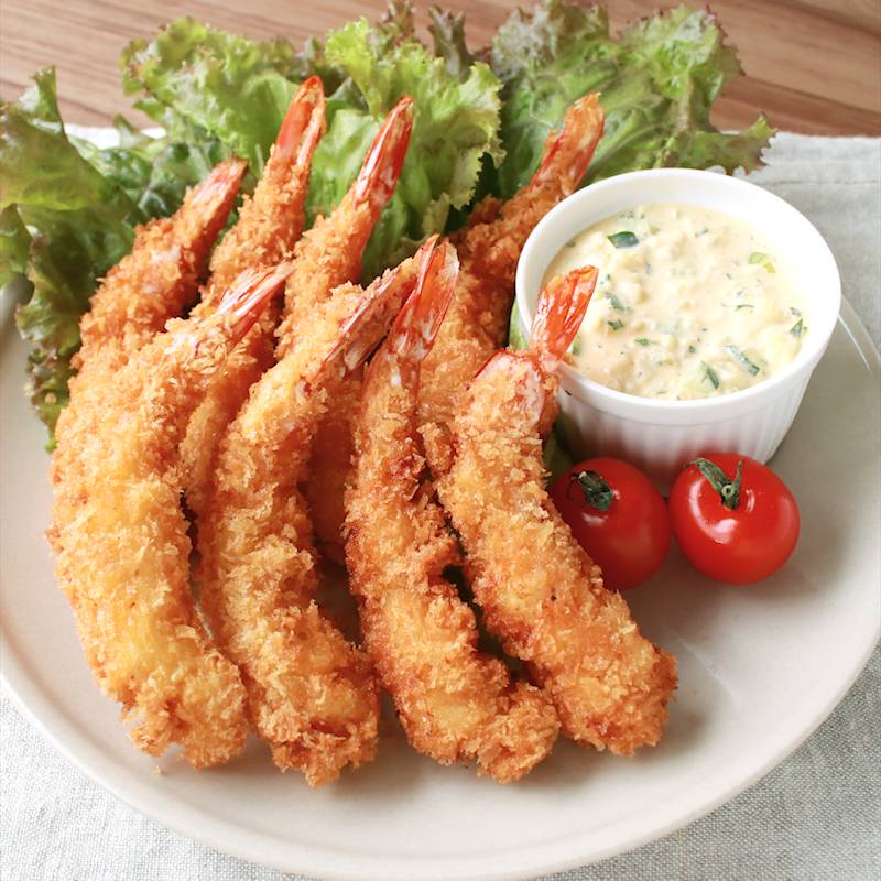 手仕込みエビフライ(6尾) Deep-fried Shrimp(6pcs)